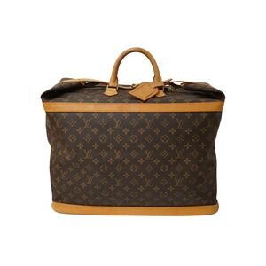LOUIS VUITTON Monogram Cruiser Bag Boston Brown Leather